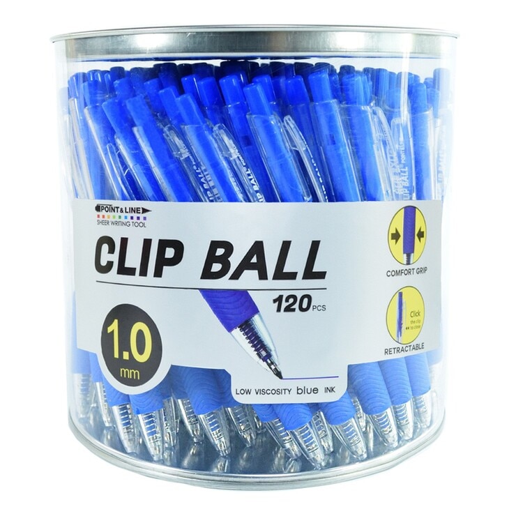 Point Line 藍色原子筆120枝 Costco 好市多