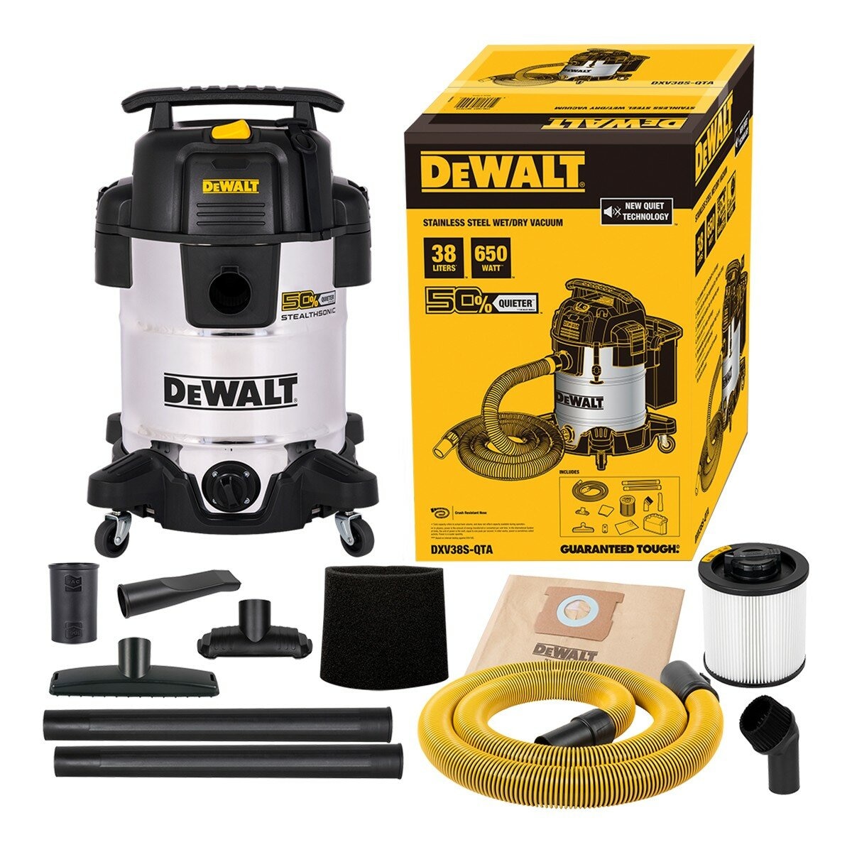 DeWALT 得偉 乾濕兩用吸塵器