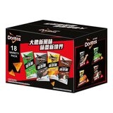 多力多滋 迷你脆星級小吃組 54公克 X 18包 (九層塔 X 4 / 皮蛋 X 4 / 炭烤雞翅 X 5 / 墨魚 X 5)