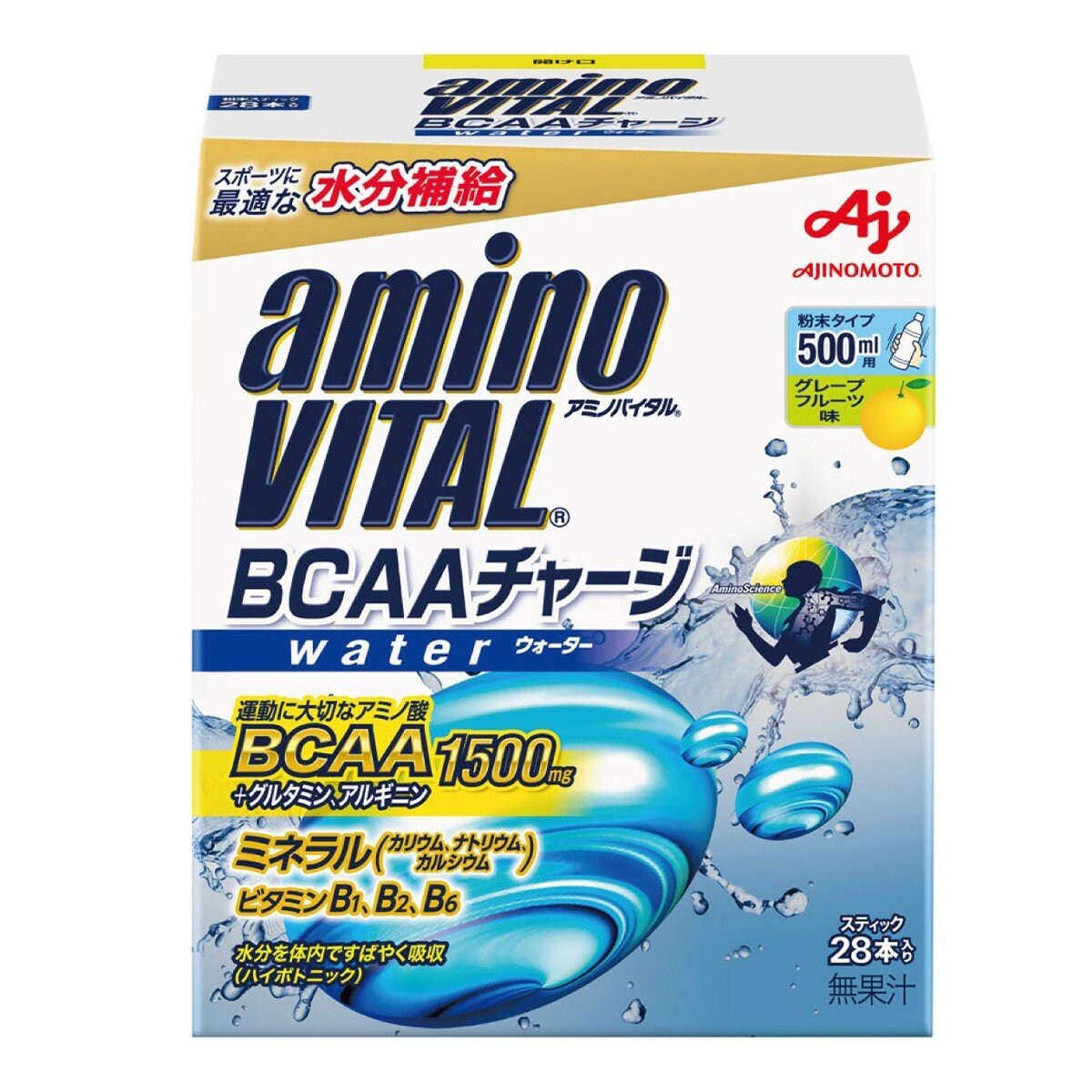 aminoVITAL BCAA 胺基酸水分補給粉末 沖泡用 7公克 X 28包