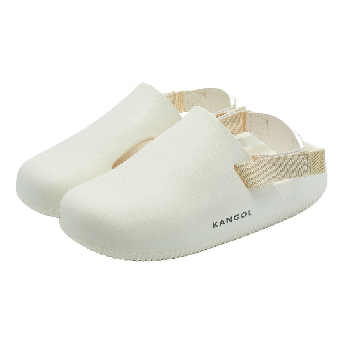 KANGOL 可調式穆勒鞋 白 US 8