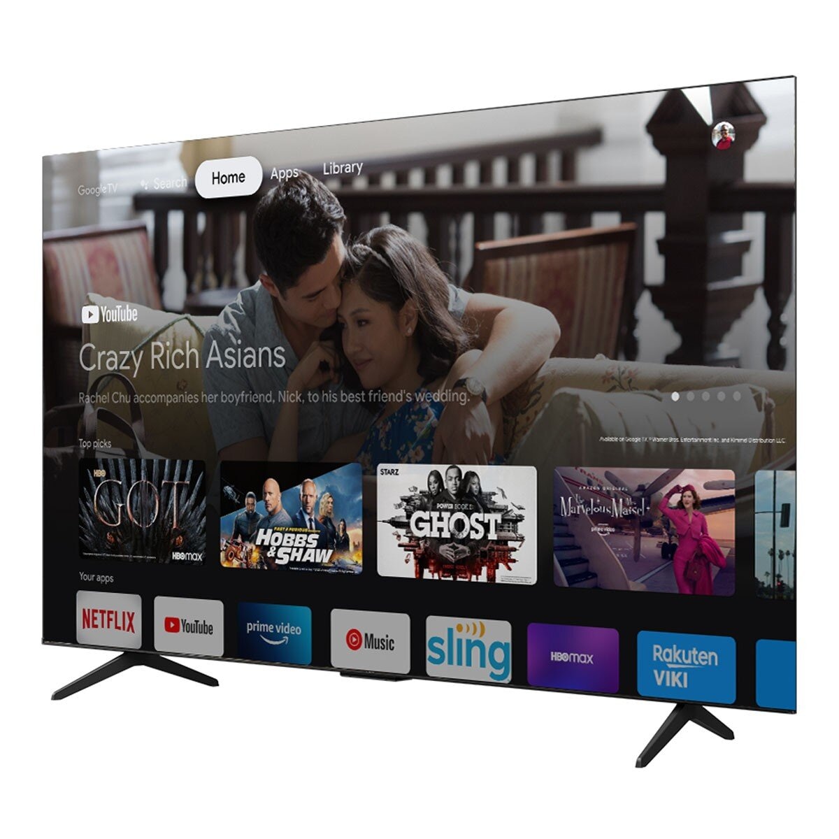 TCL 65吋 4K UHD Google TV 液晶顯示器 65P755