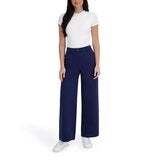 DKNY 女休閒寬褲 深藍