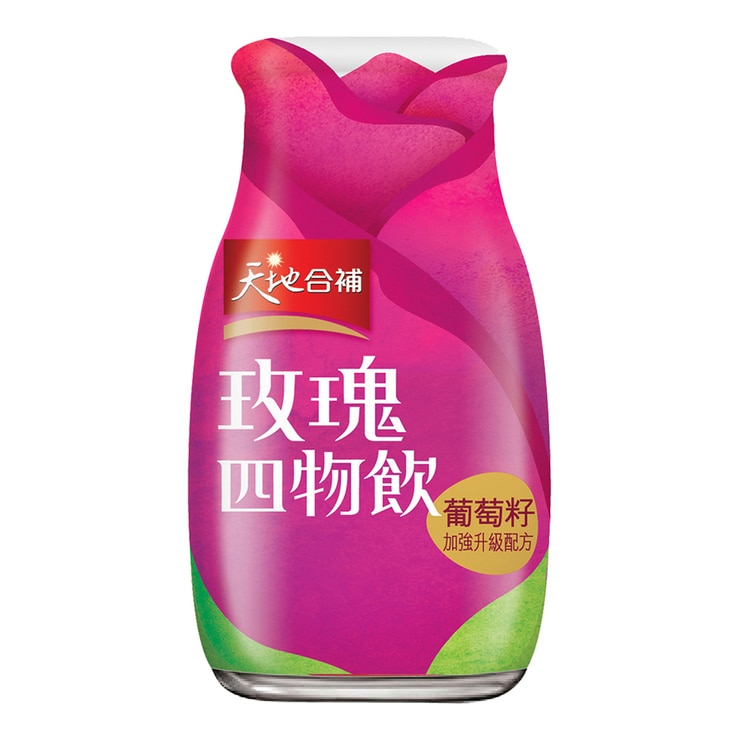 天地合補 玫瑰四物飲葡萄籽配方 120毫升 X 18入