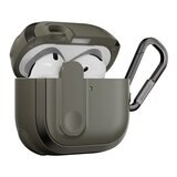 MAGEASY Odyssey 抗衝擊磁扣耳機殼 AirPods 4 金屬綠 MAGEASY Odyssey 抗衝擊磁扣耳機殼 AirPods 4 金屬綠