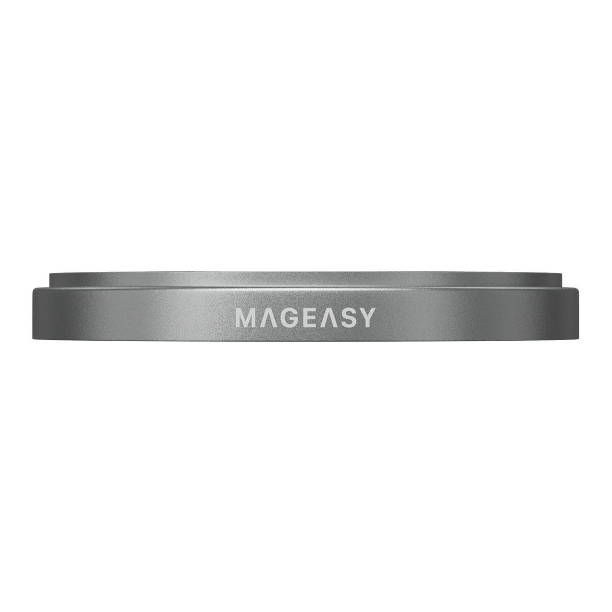 MAGEASY Bright M 不發黃軍規磁吸透明殼 iPhone 17 Pro(珊瑚磁圈) + 鏡頭保護貼Lenz(迷霧) + Vetro 9H 鋼化玻璃保護膜
