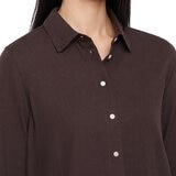 Banana Republic 女長袖襯衫 深棕