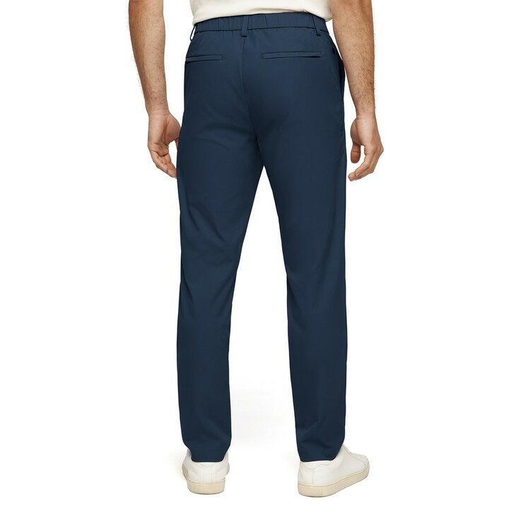 Banana Republic 男通勤彈性長褲 深藍