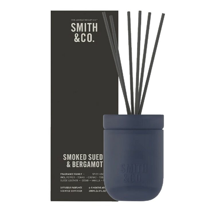 SMITH & CO. 室內香氛擴香 200毫升 煙燻皮革與佛手柑 SMITH & CO. 室內香氛擴香 200毫升 煙燻皮革與佛手柑