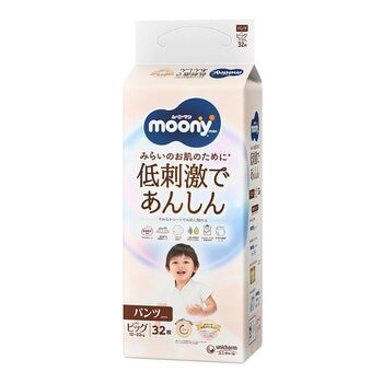Moony 日本頂級版紙尿褲 褲型 XL號 128片 Moony 日本頂級版紙尿褲 褲型 XL號 128片