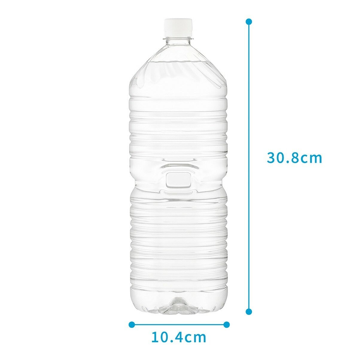 IRIS OHYAMA 富士山天然水 環保無標籤款 2000 毫升 X 9入