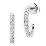 0.40克拉 圓形鑽石耳環 VS2/I