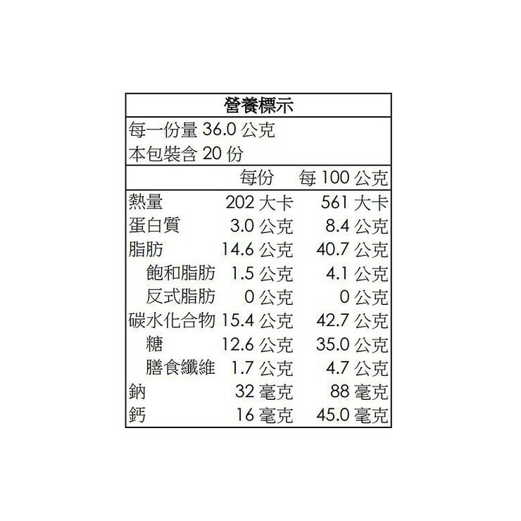 萬歲牌 綜合堅果乾優格風味 72公克 X 10入