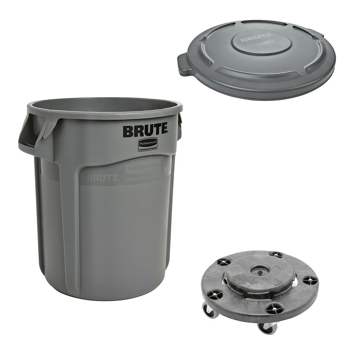 Rubbermaid Commercial Products BRUTE 加侖桶腳輪 (搭配 Rubbermaid 20、32加侖桶)