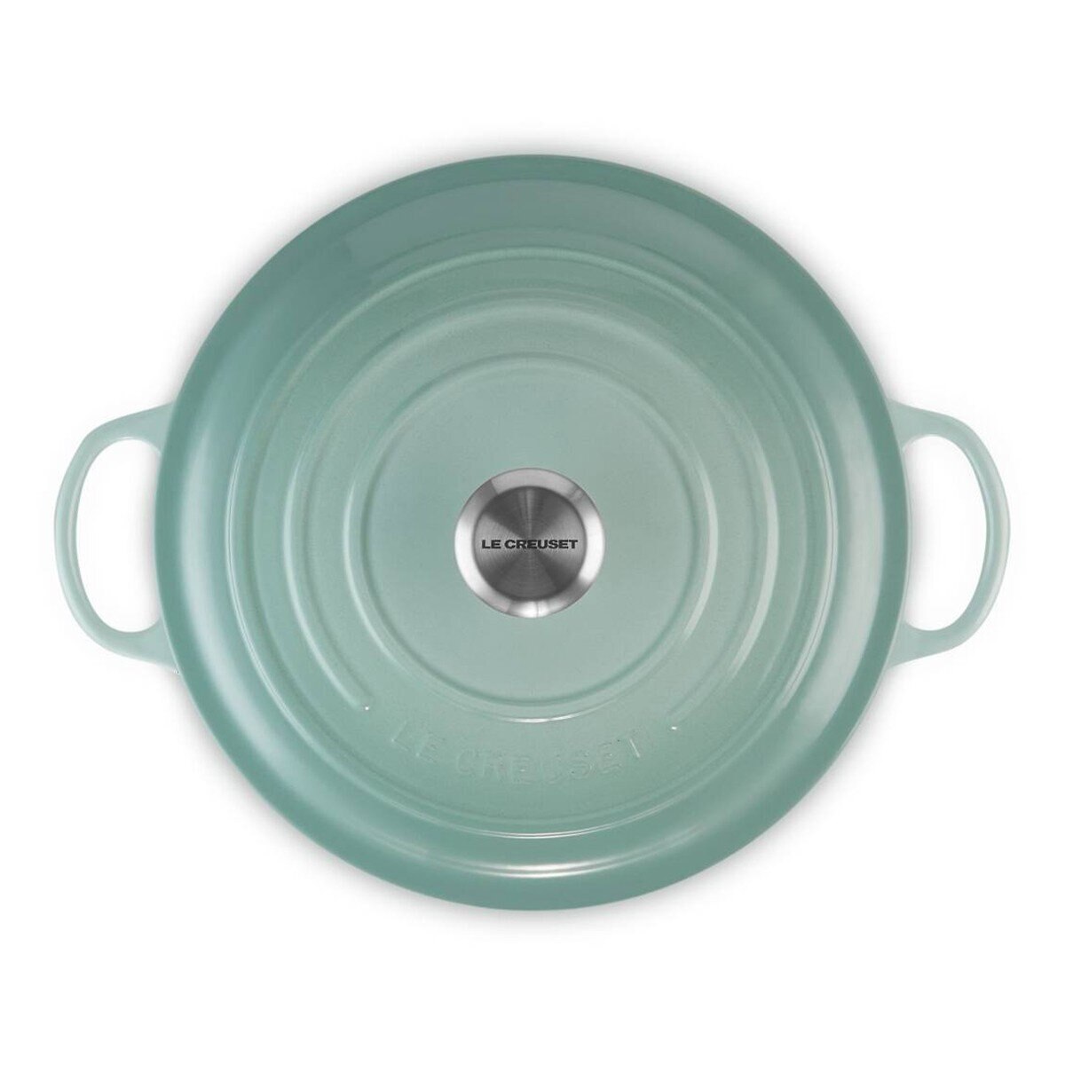 Le Creuset 媽咪鑄鐵鍋 含鋼頭鍋蓋 28公分 悠然綠