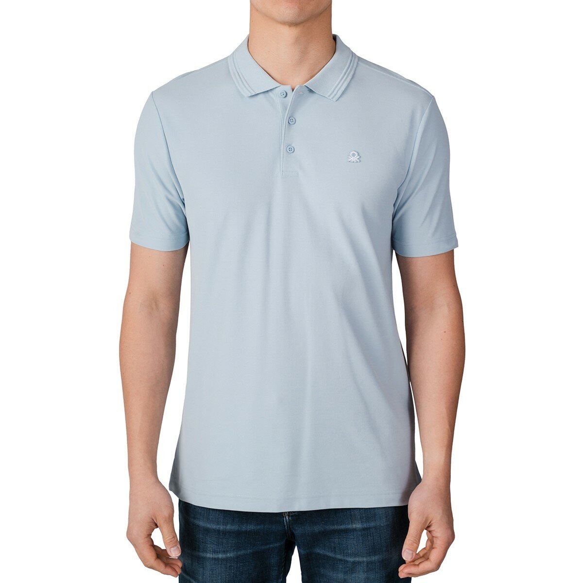 United Colors of Benetton 男短袖Polo衫 藍 United Colors of Benetton 男短袖Polo衫 藍
