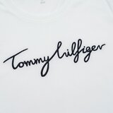 Tommy Hilfiger 女刺繡Logo短袖上衣 白 Tommy Hilfiger 女刺繡Logo短袖上衣 白