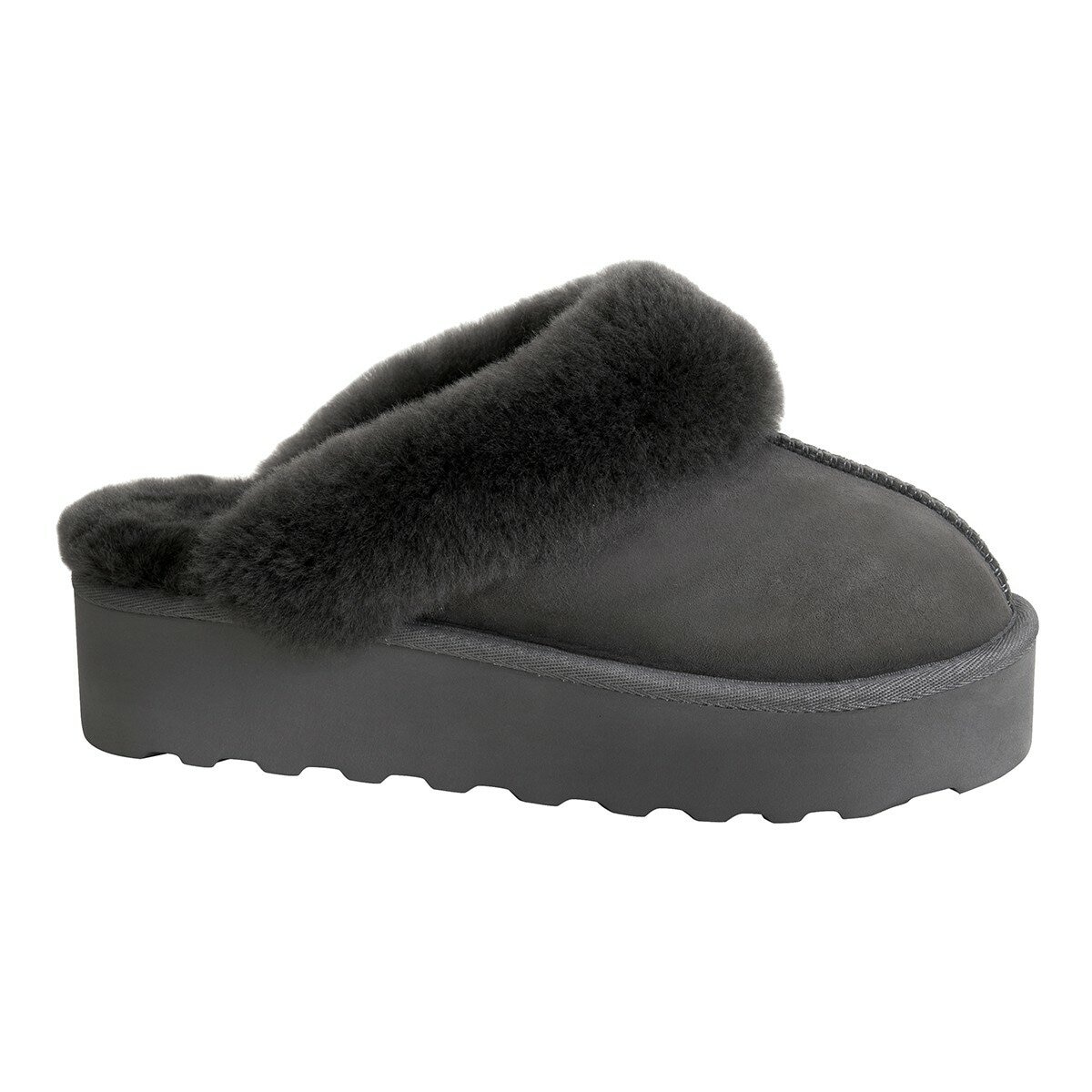 科克蘭 女絨毛拖鞋 灰