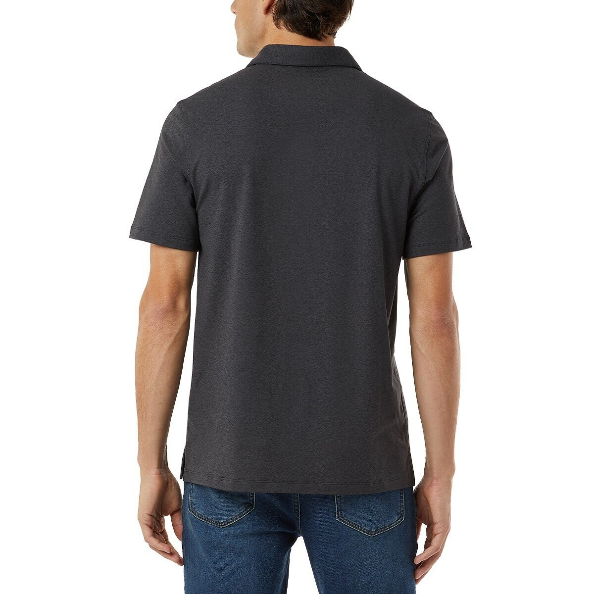 32 Degrees 男士彈性短袖Polo衫 灰