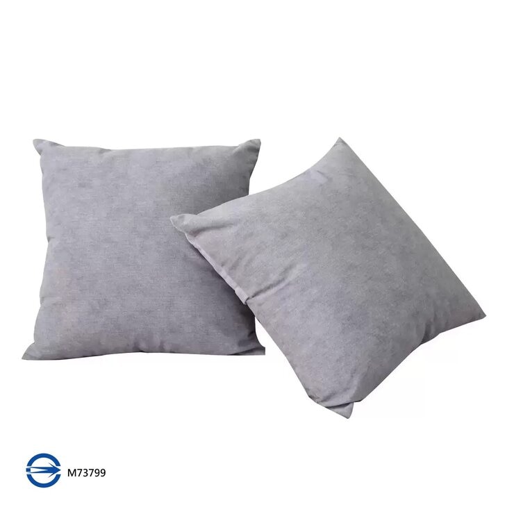 CASA 嚴選素柔大抱枕 2入組 60公分 X 60公分 灰