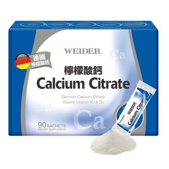 WEIDER 威德檸檬酸鈣 3 公克 X 90 包 WEIDER 威德檸檬酸鈣 3 公克 X 90 包