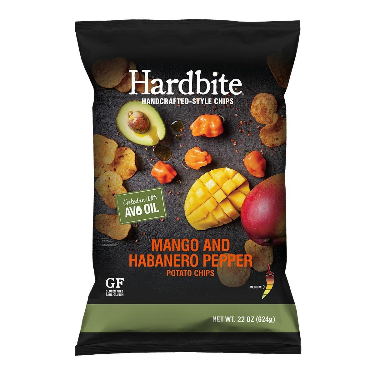 Hardbite 芒果哈瓦那辣椒口味洋芋片 624公克 Hardbite 芒果哈瓦那辣椒口味洋芋片 624公克