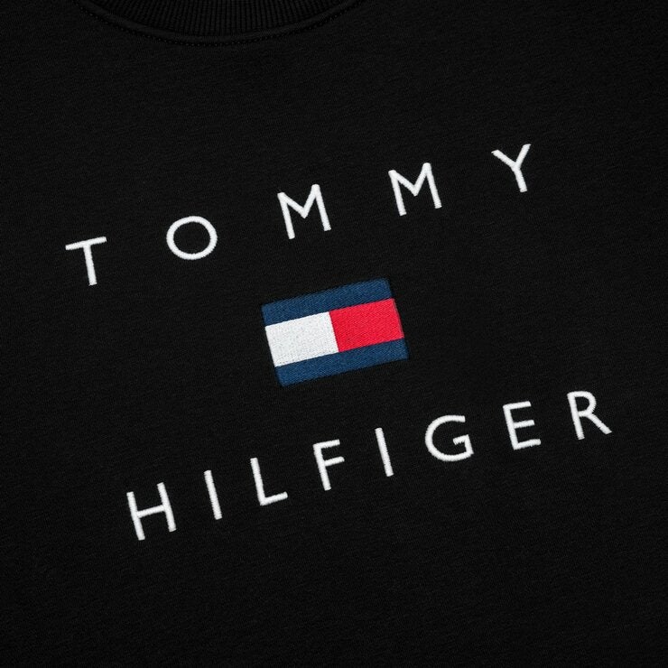 Tommy Hilfiger 男刷毛長袖上衣 黑 Tommy Hilfiger 男刷毛長袖上衣 黑