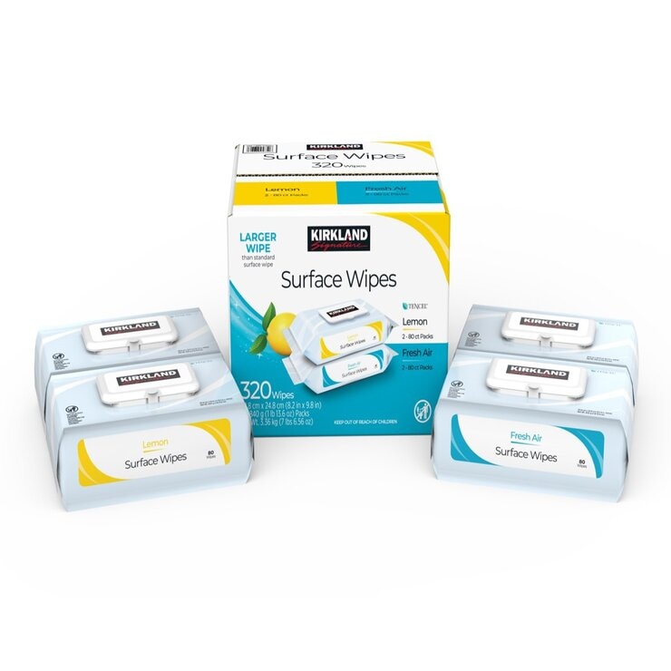 科克蘭 家用清潔擦拭濕巾 80張 X 4入