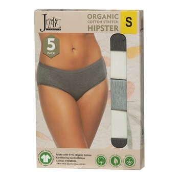 Jezebel 女有機棉內褲 5入組 S