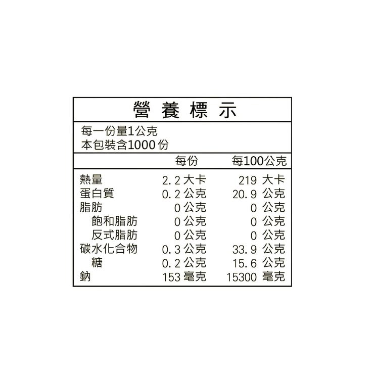 鰹魚風味調味料 500克X 2包入 鰹魚風味調味料 500克X 2包入