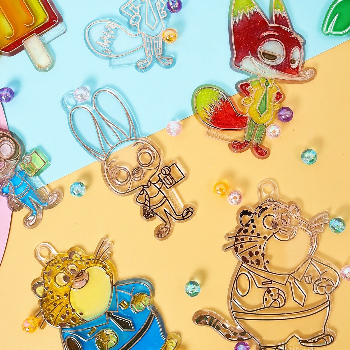 Zootopia 彩虹免烤畫 Zootopia 彩虹免烤畫