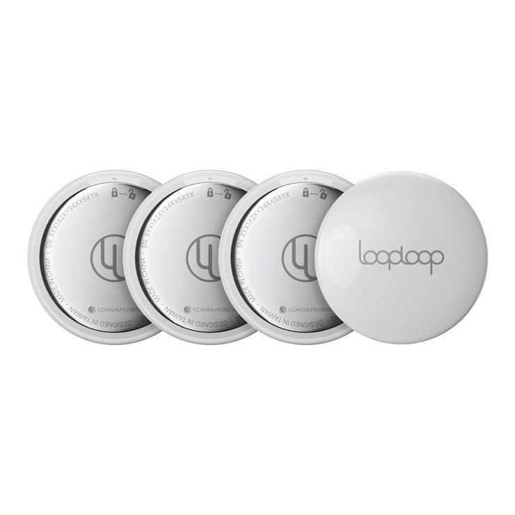 Looploop Tag 物品尋找器 AT-10 含配件四入組 若草綠