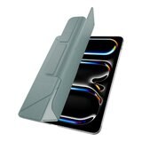 MAGEASY Facet 全方位支架透明背蓋保護套 2024 iPad Pro 13吋 寧靜藍