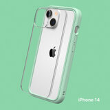 犀牛盾 iPhone 14 MOD NX 防摔手機殼 + 9H 3D滿版螢幕玻璃保護貼 薄荷綠