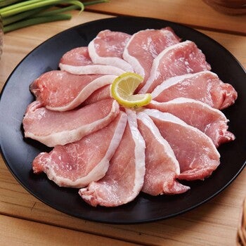 冷藏台灣豬里肌心燒肉片真空包