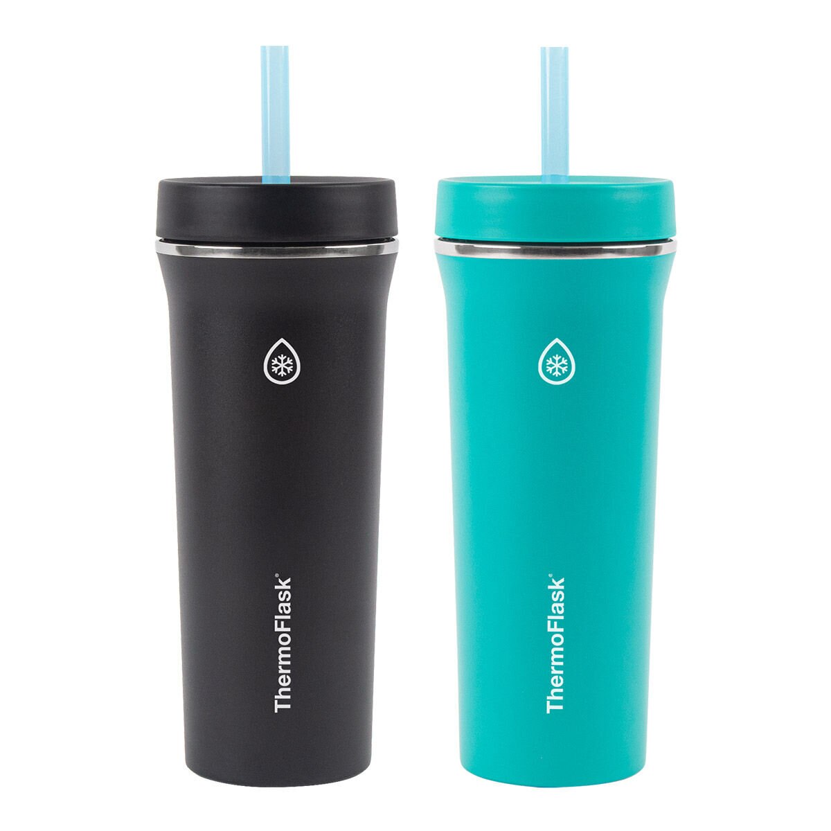 ThermoFlask 不鏽鋼吸管隨行杯 950毫升 X 2件組 Costco 好市多