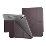 MAGEASY Facet 全方位支架透明背蓋保護套 for 2022 iPad 10 & 2025 iPad A16 酒紅紫