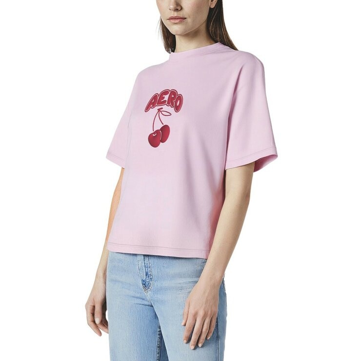 Aeropostale 女短袖上衣 粉 M