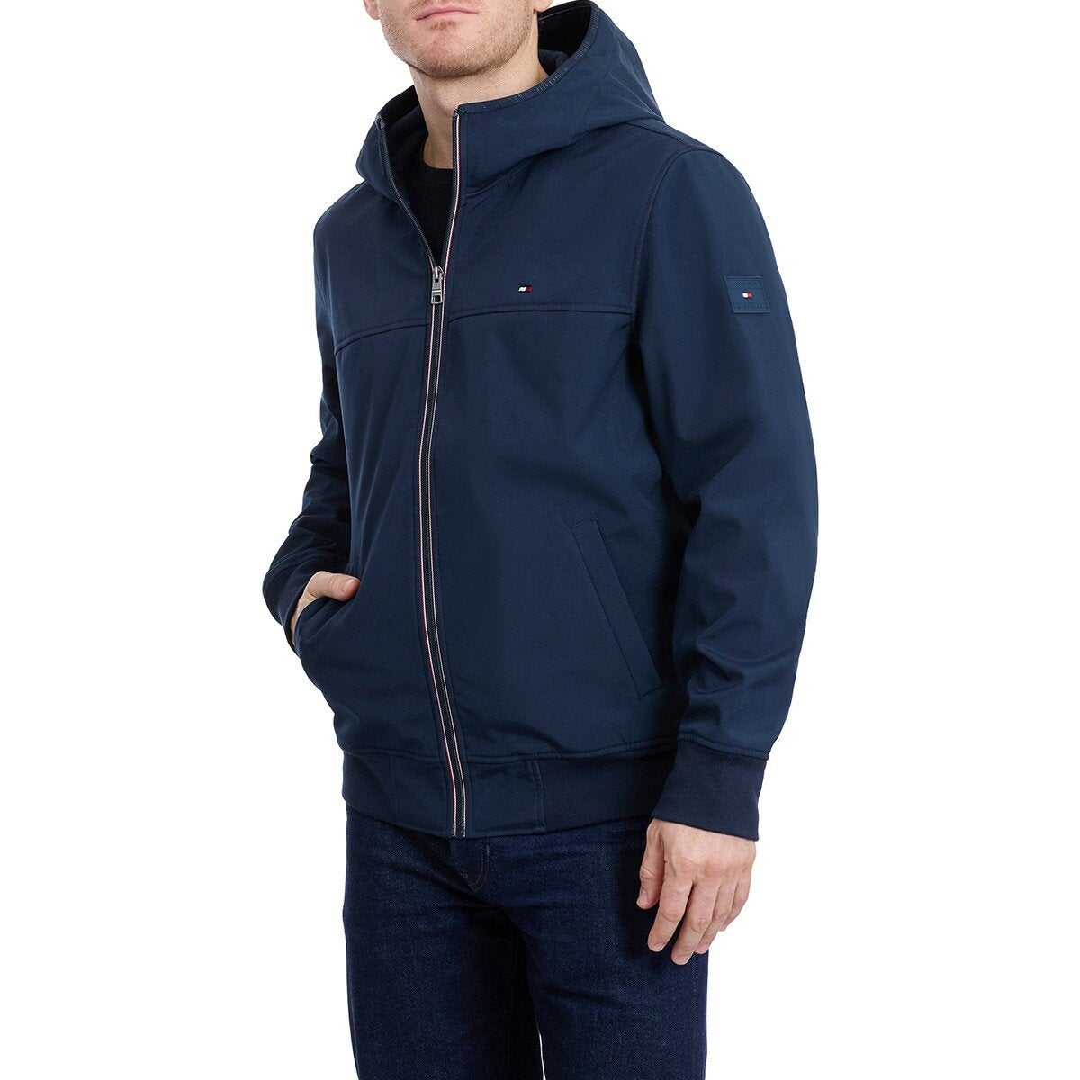 Tommy Hilfiger 男輕量軟殼外套 深藍