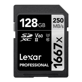 Lexar 雷克沙 Professional 1667x 128GB SDXC 記憶卡