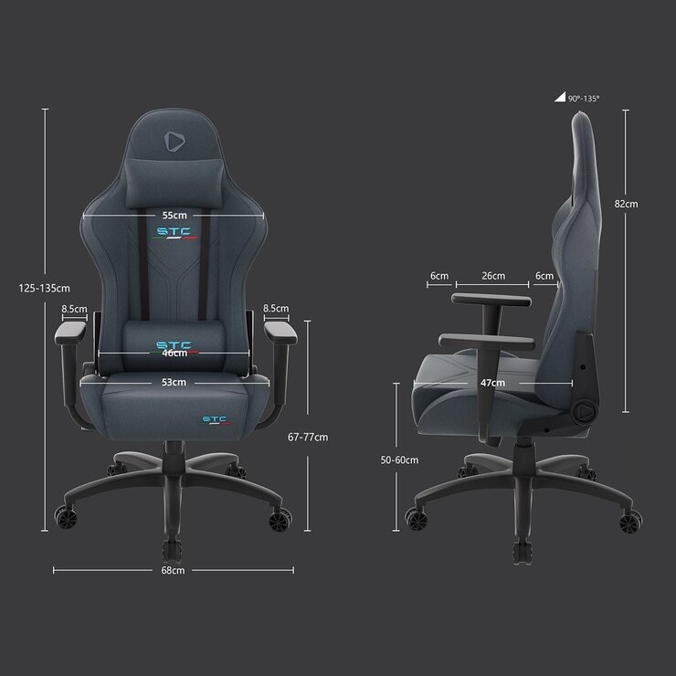 ONEX 布面電競椅 灰色 ONEX 布面電競椅 灰色
