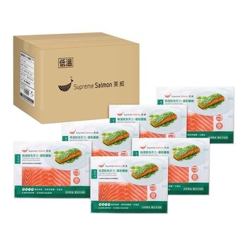 美威 冷凍鮭魚菲力羅勒鹽麴口味 250公克 X 6入