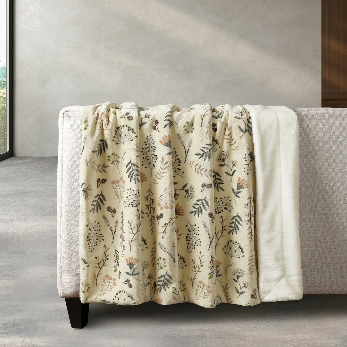 Life Comfort 隨意毯 152公分 X 177公分 白