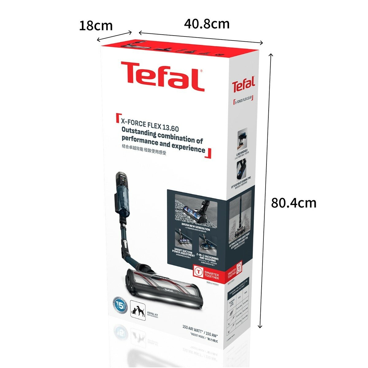 Tefal 法國特福 無線濕拖吸塵器 X-Force 13.60 TY9AD3HT Tefal 法國特福 無線濕拖吸塵器 X-Force 13.60 TY9AD3HT