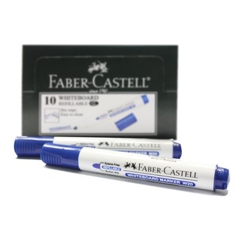 Faber-Castell 輝柏 可填充式白板筆 - 藍 10支/組 Faber-Castell 輝柏 可填充式白板筆 - 藍 10支/組