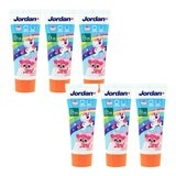 Jordan 0-5歲兒童牙膏 含氟500ppm 荔枝口味 75公克 X 8入 Jordan 0-5歲兒童牙膏 含氟500ppm 荔枝口味 75公克 X 8入