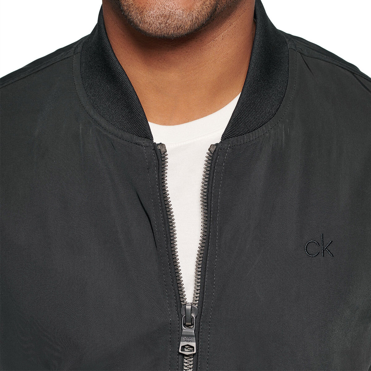 Calvin Klein 男飛行外套 黑