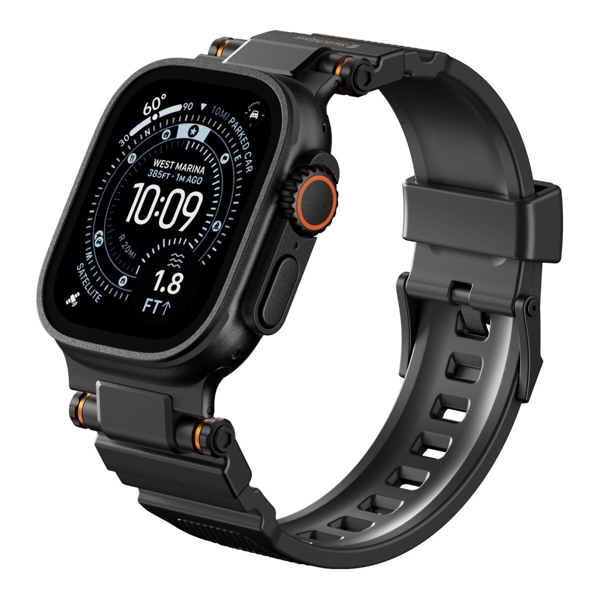 SwitchEasy Rugged 矽膠防水錶帶 44/45/46/49mm