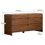 Finlandia Estante 六格抽屜櫃 胡桃色