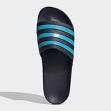Adidas 女拖鞋 深藍